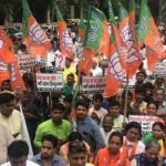BJP holds protest rallies against violence in West Bengal ,observes Black Day